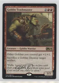 Goblin Trashmaster Magic: Core Set: 2019 M19 #144 - Image 1