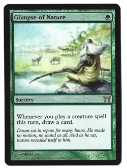 Glimpse of Nature - [Foil] Champions of Kamigawa LP - Image 1