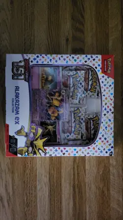 Pokemon Scarlet & Violet 151 Alakazam EX Collection Box Booster Promo English - Image 1