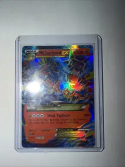 Pokemon Mega M Charizard-EX Holo Ultra Rare Card 12/83 - Image 1
