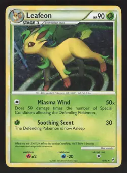Leafeon 13/95 Pokemon TCG Call of Legends MP - Image 1