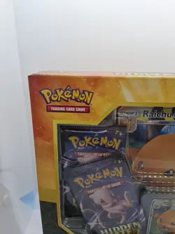 Pokemon Hidden Fates GX Collection Box - Raichu Sealed 4 Pk + P - Image 5
