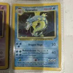 Pokemon Base Set Gyarados Holo Card 6/102 1999 Wizards of the Coast - Image 1