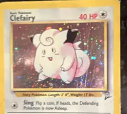 Pokemon TCG Clefairy Holo Base Set 2 6/130 RARE Pokemon Nintendo Wizards ‘99 MP - Image 4