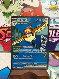 Pidgeot ex 225/197 SIR Alt Art - Obsidian Flames - Pokemon TCG - SHIPS FAST - Image 1