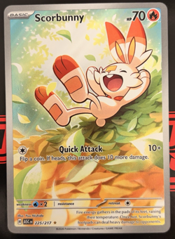 Scorbunny 225/217 Pokemon TCG Ascended Heroes - Near Mint NM - Image 1