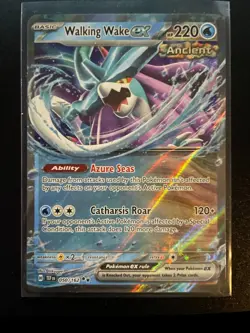 Pokemon TCG Walking Wake ex Scarlet & Violet-Temporal Forces 050/162 Holo Double - Image 1