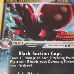 Pokemon Dark Octillery 8/109 EX Team Rocket Returns Regular 70 HP Stage 1 - Image 5