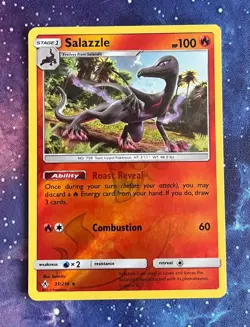 Pokemon TCG Salazzle Unbroken Bonds 31/214 Reverse Holo LP/EXCELLENT CONDITION - Image 1