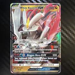White Kyurem GX - 48/70 [Dragon Majesty] Pokemon TCG - ULTRA RARE - NM - Image 1