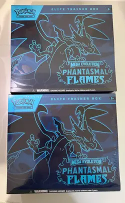 Pokemon TCG Phantasmal Flames ETB New / Factory Sealed Lot of 2 - Image 1
