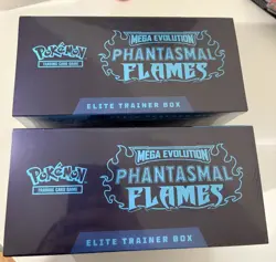 Pokemon TCG Phantasmal Flames ETB New / Factory Sealed Lot of 2 - Image 3