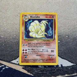 1999 Pokemon Base Set #12/102 Ninetales Holo MP - Image 1