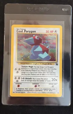 Cool Porygon Holo NEAR MINT Black Star Promo #15 Pokemon TCG English - Image 3