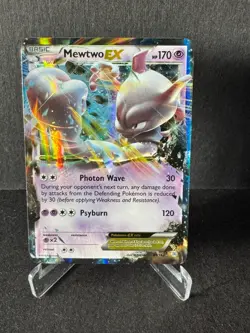 Pokemon Mewtwo EX Ultra Rare XY Breakthrough 61/162 - Image 1