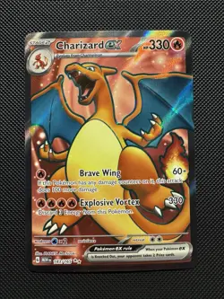 Pokemon TCG Charizard ex 183/165 SV: Scarlet & Violet 151 Ultra Rare Near Mint - Image 1