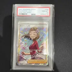2021 Pokemon Sword & Shield Evolving Skies 199 Full Art Aroma Lady PSA 10 - Image 1