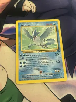Pokemon Articuno 17/62 Fossil Rare Holo Unlimited English Wizards - Image 1