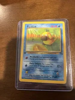 Pokemon TCG Psyduck 1st Edition Base Set 50 HP 1999 Wizards 53/62 - Image 2
