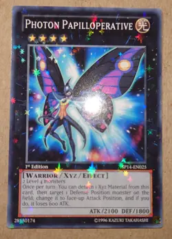 YuGiOh! Photon Papilloperative SP14-EN025 Starfoil 1st Ed - Image 1