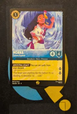 Moana - Curious Explorer 155/204 Legendary Disney Lorcana Winterspell - Image 1