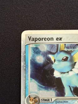Vaporeon ex 110/113 EX Delta Species 2005 Holo Ultra Rare Pokemon Card LP - Image 3