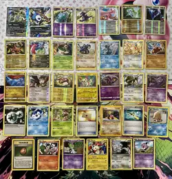 Pokemon TCG Vintage Mega EX Holo Reverse Holo Non Holo Card Lot 34 Tyranitar EX - Image 1