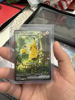 Pokemon Pikachu EX Holo Rare 200 HP Thunderbolt Card 276/217 ASC TCG - Image 1