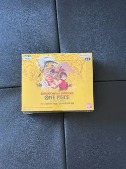One Piece Card Game Kingdoms of Intrigue OP-04 Booster Box Factory Sealed - Image 1