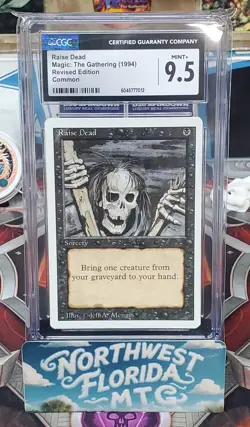 Graded MTG Card - CGC 9.5 - 3rd Edition (Revised) - Raise Dead - Image 1