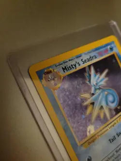 Misty's Seadra Pokemon Holo (Prerelease) 9/132 Wotc Promo Hologram Single Card - Image 3