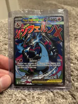 Mega Charizard x EX 023 Me: Mega Evolution Promo Sealed with Oricorio Card - Image 1