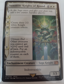 MTG, Summon: Knights of Round-Final Fantasy Regular NM - Image 1