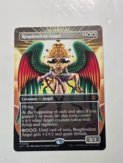 MTG Resplendent Angel CMM M0334 Borderless Mythic EN - Image 1