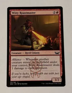 MTG Witty Roastmaster - Streets of New Capenna LP - Image 1