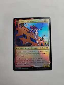 MTG - Arcee, Sharpshooter Universes Beyond: Transformers Foil #007 - Image 1