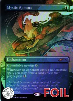 MTG Mystic Remora (Borderless) (406) | NM Foil | Secret Lair Kelogsloops {SLD} - Image 1
