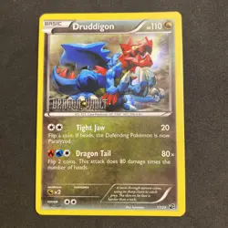 Druddigon #17/20 - Dragon Vault STAMPED - Holo - NM Near Mint Pokemon - Image 1