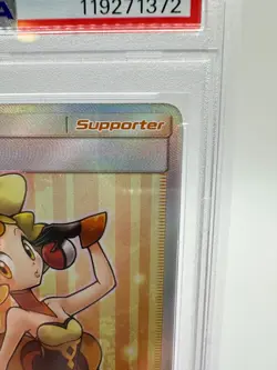 2019 Pokemon S&M Team Up Nita #180 | FULL ART | PSA 9 MINT - Image 3