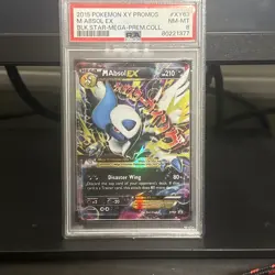 2015 POKEMON XY BLACK STAR PROMOS MEGA ABSOL-PREMIUM COLLECTION M ABSOL EX PSA 9 - Image 1