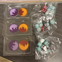 Pokemon TCG Accessories - Obsidian Flames Dice And Coins New 3 Sets - Image 1