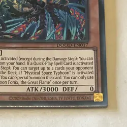 ☆ DOOD-EN017 Radiant Typhoon Fonix, the Great Flame Ultra Rare 1st YuGiOh ☆ - Image 5