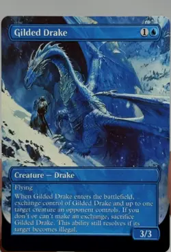Gilded Drake Proxy Card with Custom designed art - Image 1