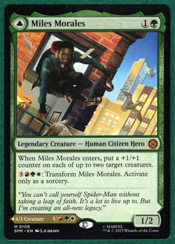 Miles Morales - Marvel's Spider-Man (SPM) #108 - Magic: The Gathering MTG Card - Image 1