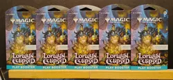 Magic The Gathering Lorwyn Eclipsed Sleeved Play Boosters Lot Of 5 ** NEW ** - Image 1