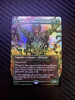 MTG -Trystan, Callous Cultivator - Foil - Borderless- Lorwyn Eclipsed -NM - Image 1