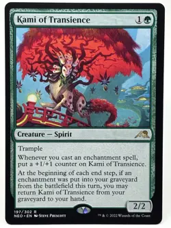 Kami Of Transience NM/M* Kamigawa Neon Dynasty ENGLISH 197/302 mtg -UnltdCards - Image 1