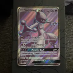 Pokemon Mewtwo GX Shining Legends 72/73 Full Art Ultra Rare Psychic 190HP Card - Image 1