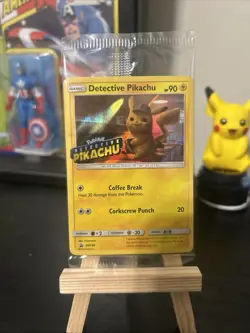New Sealed Pokemon TCG Detective Pikachu Promo Holo Card SM190 - Image 2