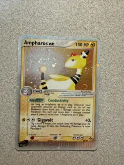 Ampharos ex 89/97 EX Dragon Pokemon Card Holo Foil Rare HP - Image 1